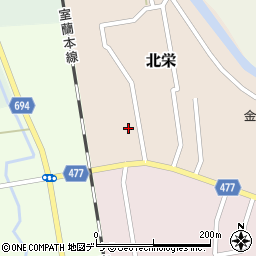 北海道夕張郡由仁町北栄123周辺の地図