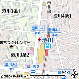 セブンイレブン札幌澄川駅前店周辺の地図