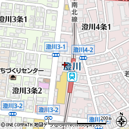 炭火居酒屋 炎 澄川駅前店周辺の地図