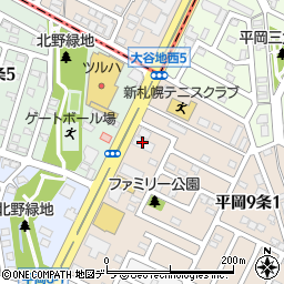 北海道労働金庫札幌平岡支店周辺の地図