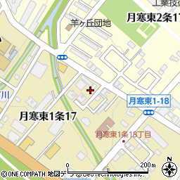 北海道コスモグリーン株式会社周辺の地図