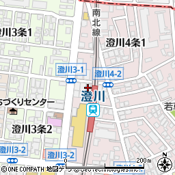 澄川駅前ビル周辺の地図