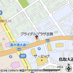 衣舞釧路店周辺の地図