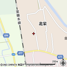 北海道夕張郡由仁町北栄114周辺の地図