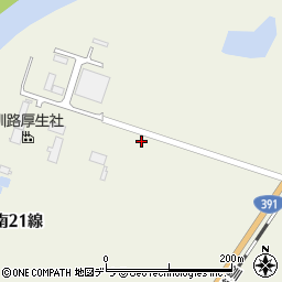 北海道釧路郡釧路町別保原野南２１線周辺の地図