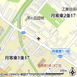 及能札幌営業所周辺の地図