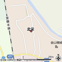 北海道夕張郡由仁町北栄84周辺の地図
