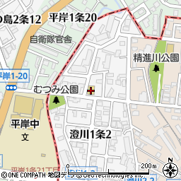 セイコーマート澄川１条店周辺の地図