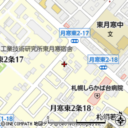 札幌ドーム徒歩7分6-19akippa駐車場周辺の地図
