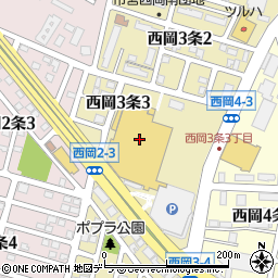 スタジオアリス　イオン札幌西岡店周辺の地図