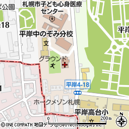 札幌市第２かしわ学園周辺の地図