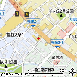 ネッツトヨタ札幌プラザつきさむ周辺の地図