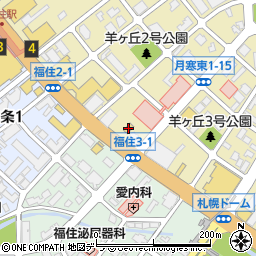 アイン薬局　福住店周辺の地図