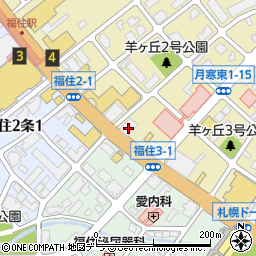 ＪＡＦ札幌ロードサービス周辺の地図