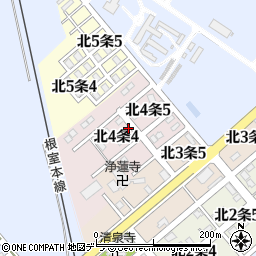 北海道上川郡清水町北４条4丁目18-1周辺の地図