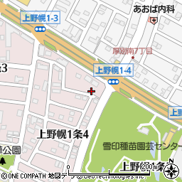 グレイス上野幌Ａ周辺の地図