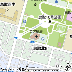 鳥取コミュニティセンター周辺の地図