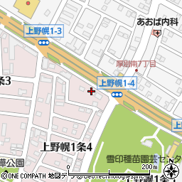 グレイス上野幌Ｃ周辺の地図