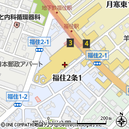 北海道札幌市豊平区福住２条1丁目周辺の地図
