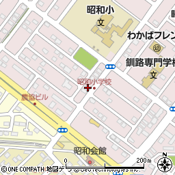 公文式昭和教室周辺の地図