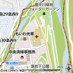 札幌市立豊成養護学校周辺の地図