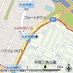 株式会社モロオ　札幌東営業所周辺の地図