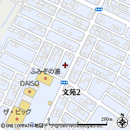 北海道釧路市文苑2丁目38周辺の地図