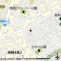 アークタウン西岡Ｂ周辺の地図