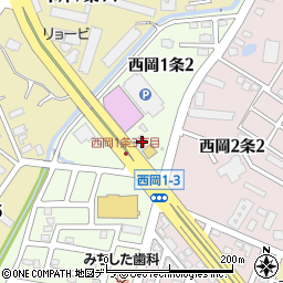 ａｐｏｌｌｏｓｔａｔｉｏｎＡＩＸ’西岡ＳＳ周辺の地図