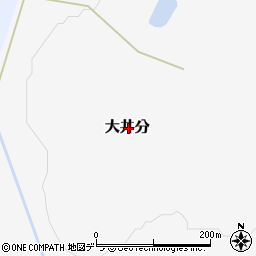 北海道夕張郡栗山町大井分周辺の地図