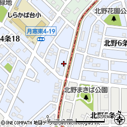 北海道札幌市豊平区月寒東４条19丁目5周辺の地図