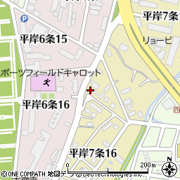 北海道札幌市豊平区平岸７条15丁目2-28周辺の地図