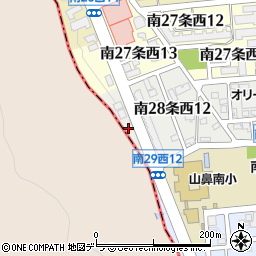 北海道札幌市中央区南２８条西13丁目1周辺の地図