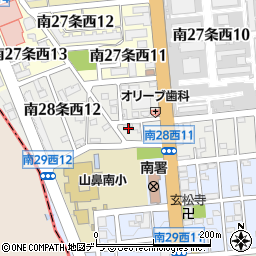 北海道札幌市中央区南２８条西11丁目3-12周辺の地図