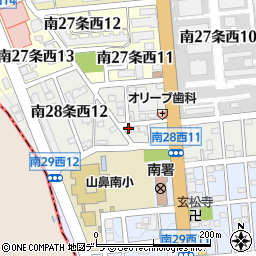 北海道札幌市中央区南２８条西11丁目3-10周辺の地図