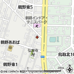 セイコーマート鶴野東店周辺の地図