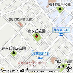 東月寒南ヶ丘公園周辺の地図