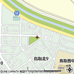 鳥取11号公園周辺の地図
