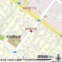 新昭和団地周辺の地図
