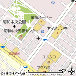 ソフトバンク昭和店周辺の地図