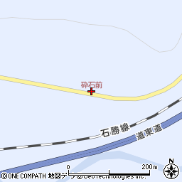 砕石前周辺の地図