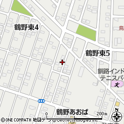 北海道釧路市鶴野東周辺の地図