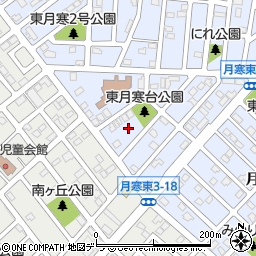 北海道札幌市豊平区月寒東４条17丁目2周辺の地図