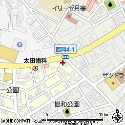 ＨＡＩＲＳＡＬＯＮ　ＳＫＹ西岡店周辺の地図