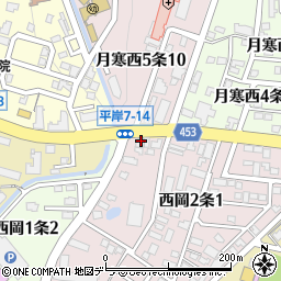 日本亭　西岡店周辺の地図