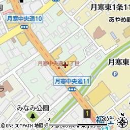 日産プリンス札幌販売株式会社　本社店舗支援部サービスグループ周辺の地図