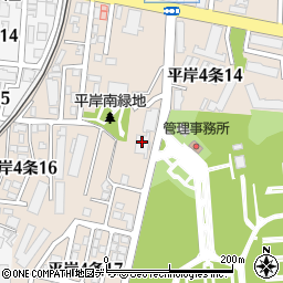 札幌斎場周辺の地図