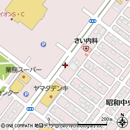 北海道釧路市昭和中央周辺の地図