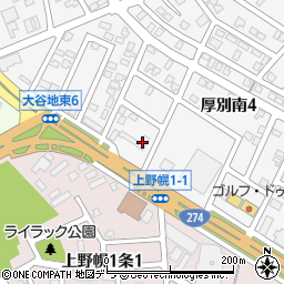 訪問看護ステーションみのり札幌南周辺の地図