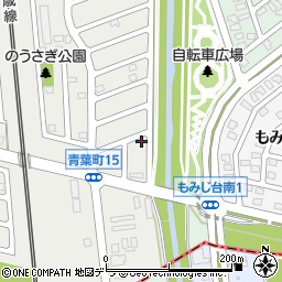 下野幌青葉公園周辺の地図
